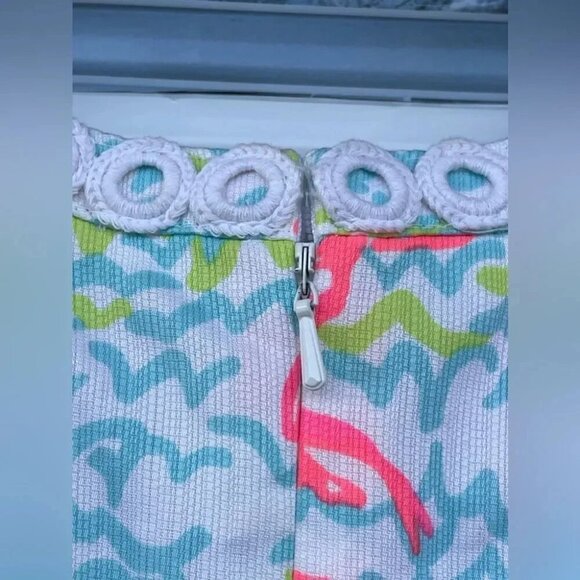 Lilly Pulitzer Lobstah Roll Lace Detail Dress size 00 - Picture 9 of 12